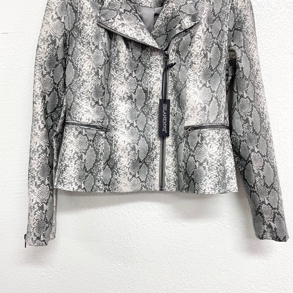 Snakeskin Moto Jacket