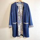 Filigree Trim Lined Cardigan-2