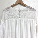 Sheer Neckline Blouse-9