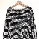 Textured Striped Lace Sweater-8