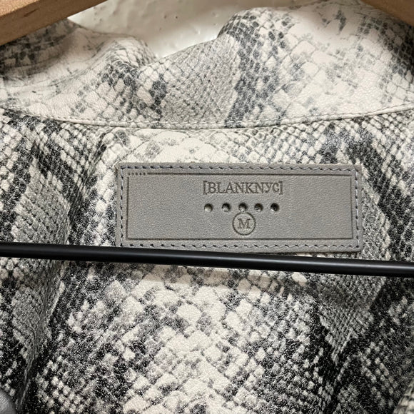 Snakeskin Moto Jacket