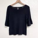 Knit Bell Sleeve Sweater-7