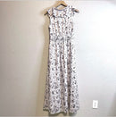 Watercolor Floral Maxi Dress-7