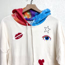 Tie Dye Peace Love Hoodie-3