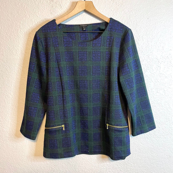 Plaid Blouse