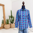 Plaid Long Sleeve Button Up-1