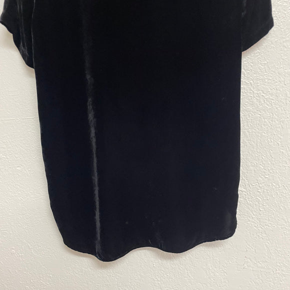 Velvet Embroidered Top