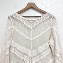 Sheer Crochet Lace Top-3