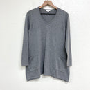 V-Neck Pocket Sweater-2