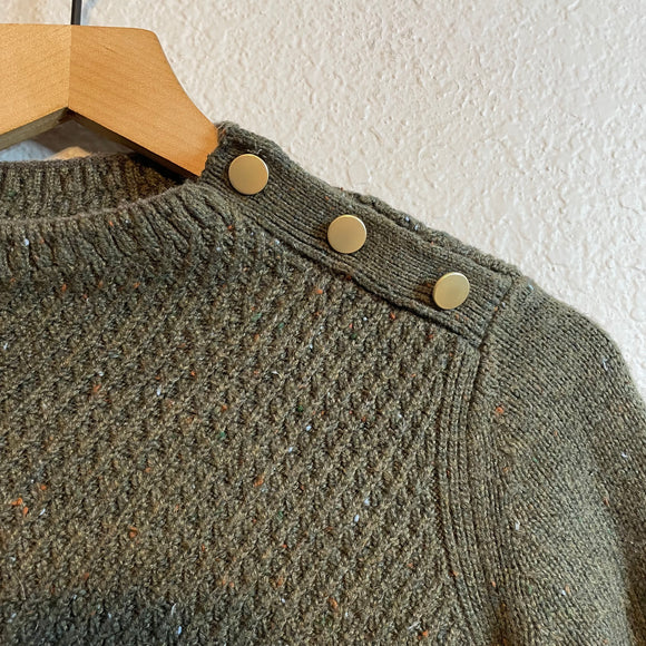 Shoulder Button Sweater