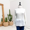 Mock Neck Light Sweater-1