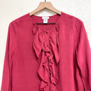 Ruffle Trim Blouse-4