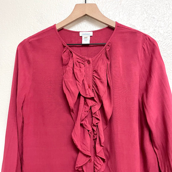 Ruffle Trim Blouse
