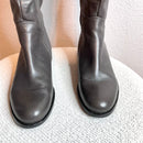 Over the Knee Leather Boots-4