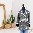 Plaid Belted Jacket-1