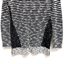Textured Striped Lace Sweater-4