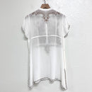 Eyelet Floral Embroidered Top-7