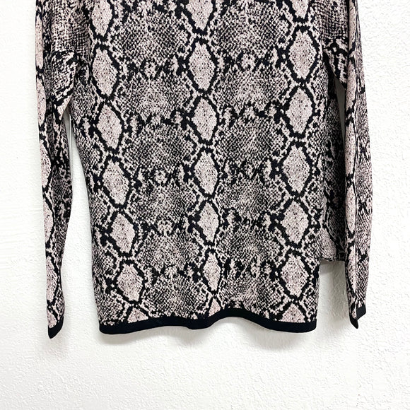 Python Neck Tie Sweater