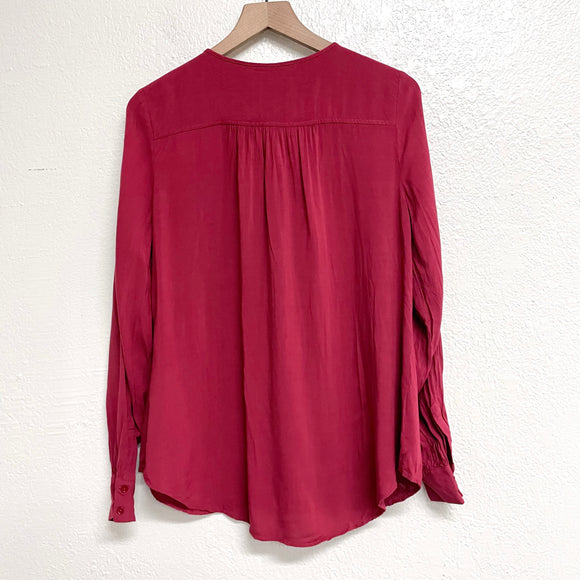 Ruffle Trim Blouse