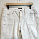 Beaded Slim Crop Pants-2