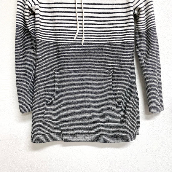 Cowl Neck Striped Sweater