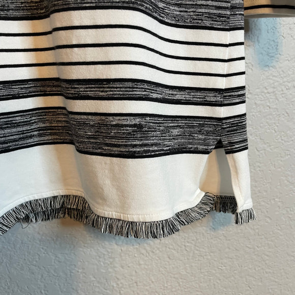 Striped Tassel Blouse