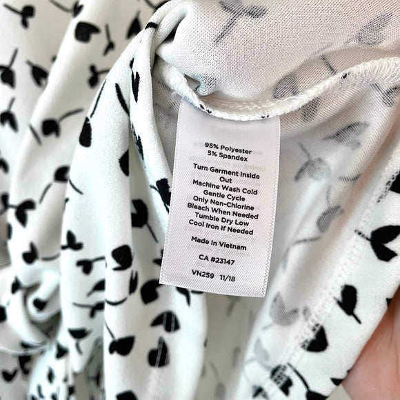 Floral Tie Front Blouse