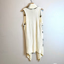 Open Front Sleeveless Cardigan-8