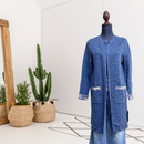 Filigree Trim Lined Cardigan-1