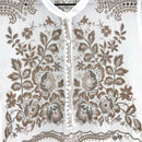 Eyelet Floral Embroidered Top-12