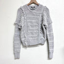 Cable Knit Moto Sweater Jacket-2