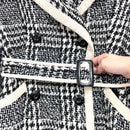 Plaid Belted Jacket-6