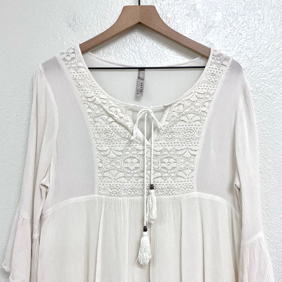 Boho Lace Front Dress