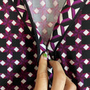 Geometric Wrap Dress-5