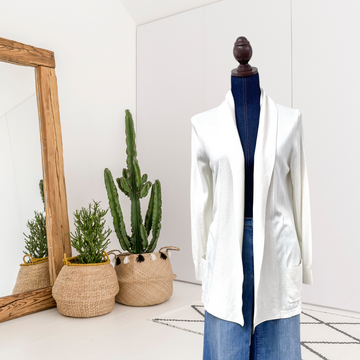 Classic Open Front Cardigan