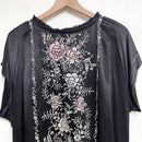 Satin Embroidered Tunic-4