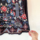 Bird Floral Embroidered Top-6