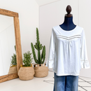 Bell Sleeve Blouse-1