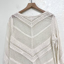 Sheer Crochet Lace Top-7