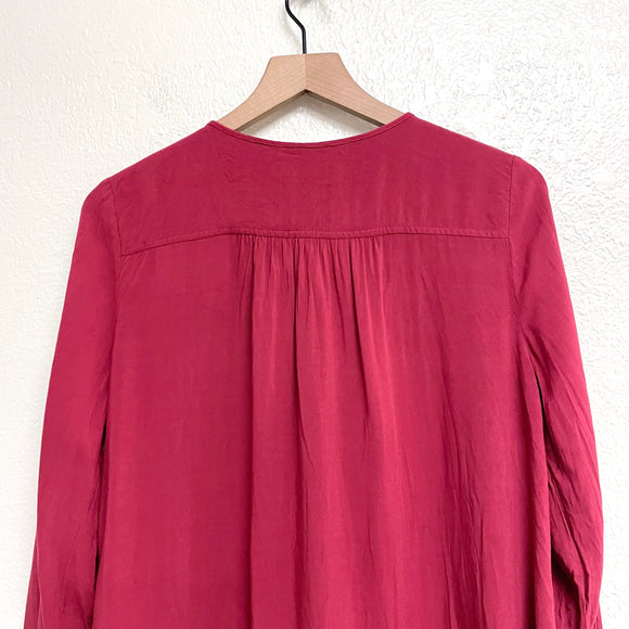 Ruffle Trim Blouse