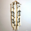 Open Front Sleeveless Cardigan-2
