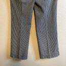 Striped Cotton Denim Trousers-9