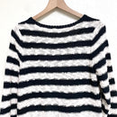 Striped Crochet Hem Sweater-8