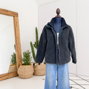 Textured Mock Neck Jacket-1