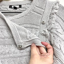 Cable Knit Moto Sweater Jacket-7