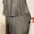 Lace Up Front Maxi Dress-9