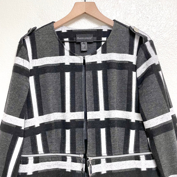 Zip Away Plaid Jacket