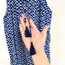 Floral Geo Print Dress-8