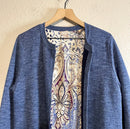 Filigree Trim Lined Cardigan-3