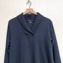 Shawl Neckline Sweatshirt-3